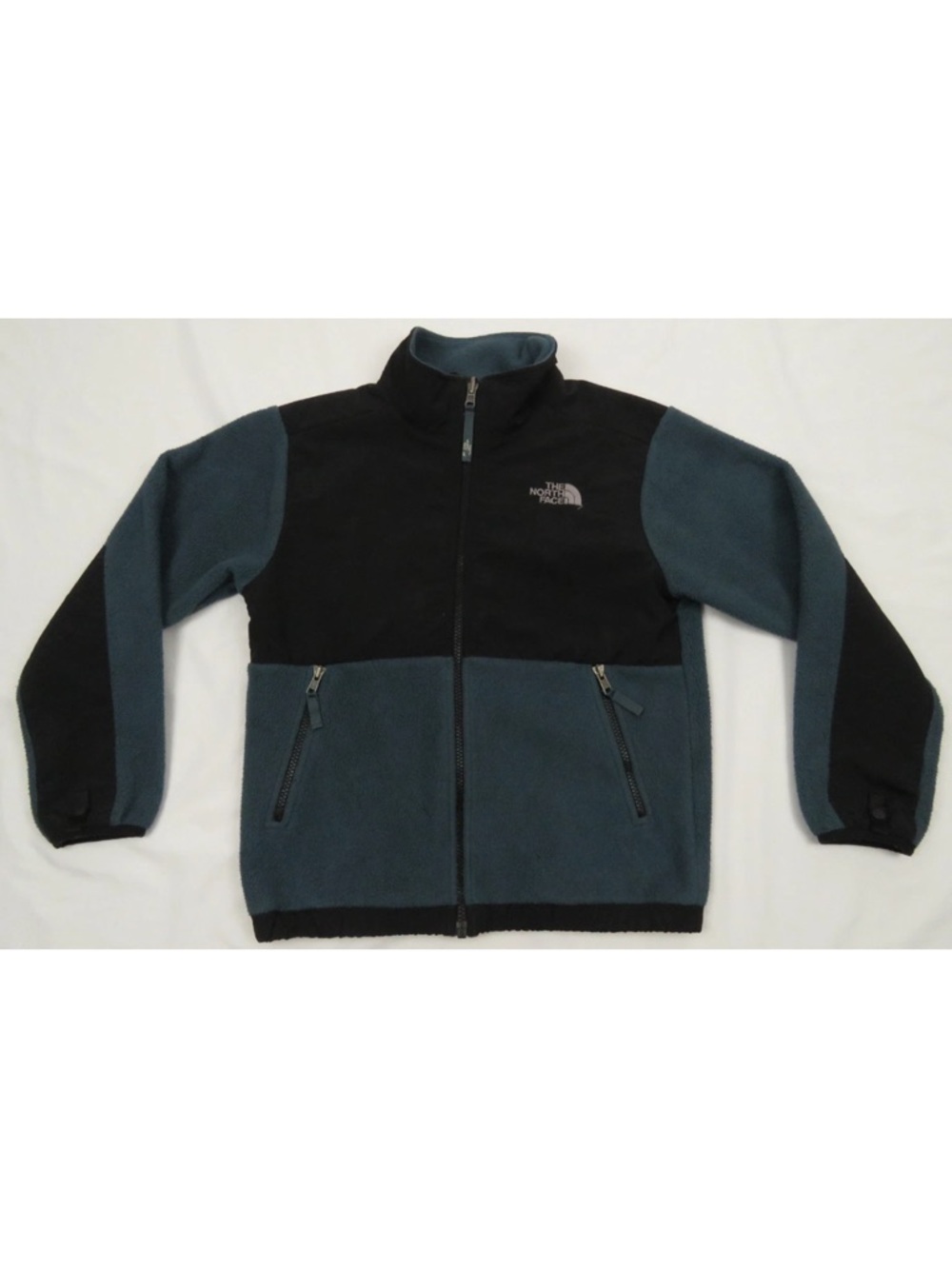 The North Face TNF Denali Polartec Fleece Boys Youth Full Zip Coat Jacket M